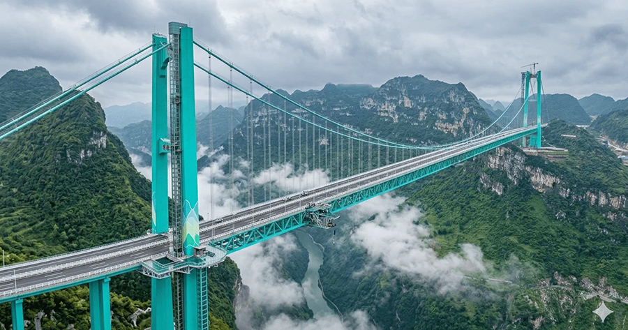 Автомагистраль в облаках