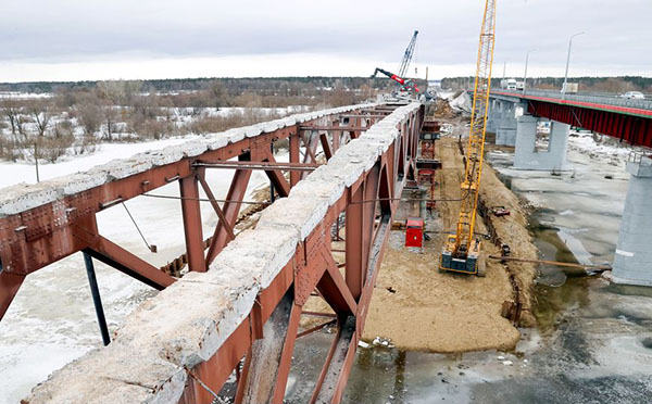 Мост через Днепр