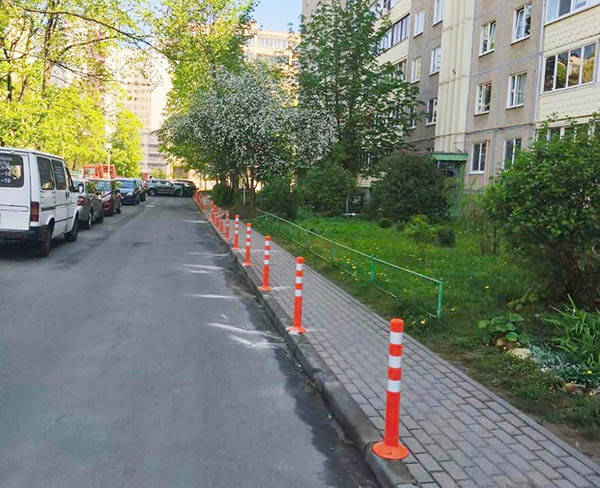 Правила для полосатых столбиков